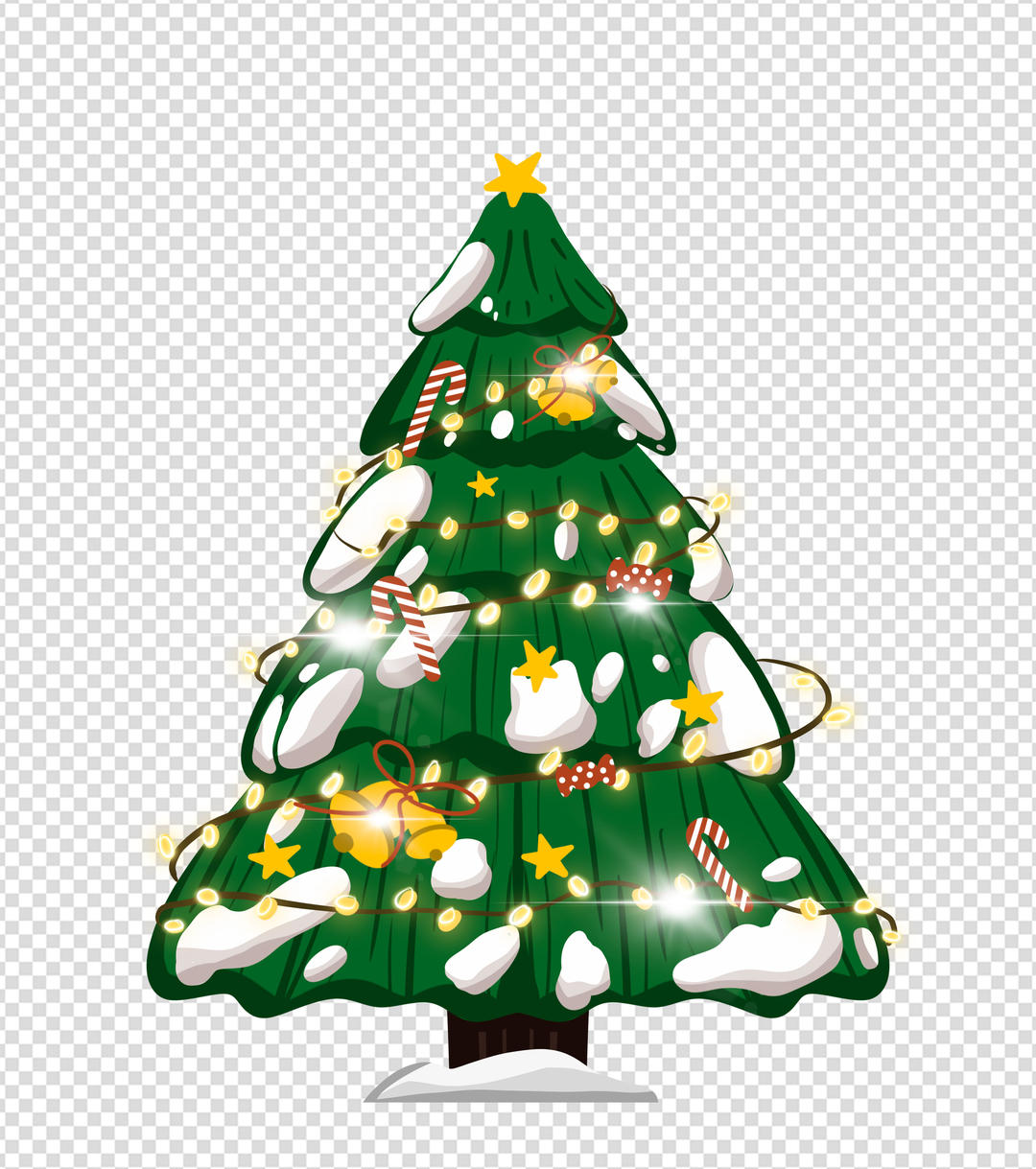 圣诞树元素- 节日元素- 系统之家办公